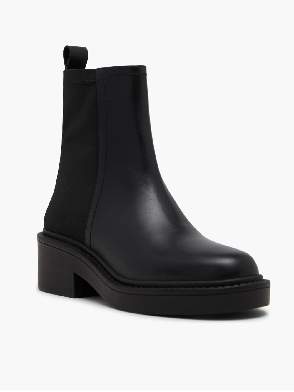 Blondo Risser Black Leather Waterproof Chelsea Boots New!
